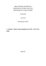 Konspekts 'Latvijas Republikas prese no 1918.-1940.gadam. Nacionālā ziņu aģentūra LETA. Rad', 1.
