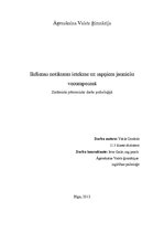 Referāts 'Ikdienas notikumu ietekme uz sapņiem jauniešu vecumposmā', 1.
