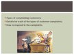 Prezentācija 'Types of Complaining Customers', 2.