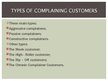 Prezentācija 'Types of Complaining Customers', 3.