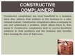 Prezentācija 'Types of Complaining Customers', 7.