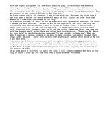 Eseja 'Childhood Immigration', 1.