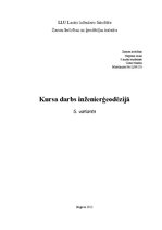 Paraugs 'Kursa darbs inženierģeodēzijā', 1.