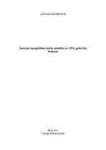 Konspekts 'Latvijas topogrāfisko karšu attīstība no 1992.gada līdz šodienai', 1.