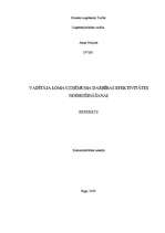 Referāts 'Vadītāja loma uzņēmuma darbības efektivitātes nodrošināšanai', 1.