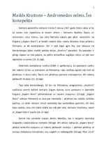 Konspekts 'Maikls Kraitons "Andromedas celms"', 1.