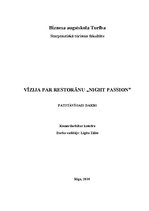 Eseja 'Sapņu uzņēmums "Night Passion"', 1.