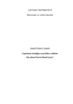 Referāts 'Uznēmuma SIA "Statoil Fuel & Retail Latvia" stratēģija un vadīšana', 1.