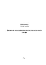 Referāts 'Referentās grupas kā patērētāju uzvedību ietekmējošs faktors', 1.
