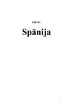 Referāts 'Spānija', 1.