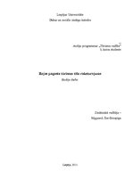 Referāts 'Rojas pagasta tūrisma tēla raksturojums', 1.