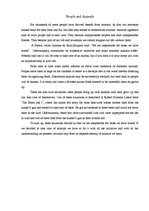 Eseja 'People and Animals', 1.