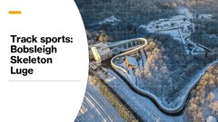Prezentācija 'Track sports:​ Bobsleigh​ Skeleton​ Luge ​', 1.