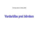 Referāts 'Vardarbība pret bērniem', 1.