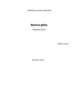 Biznesa plāns 'Atpūtas nams', 1.