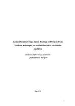 Referāts 'Audzināšanas teorētiķu Džona Boulbija un Donalda Vuda Vinikota atziņas par perso', 1.