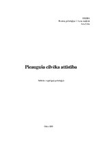 Referāts 'Pieauguša cilvēka attīstība', 1.