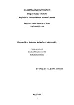 Konspekts 'Ekonomiskās sistēmas. Valsts loma ekonomikā', 1.