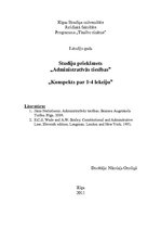 Konspekts 'Konspekts administratīvajās tiesībās', 1.