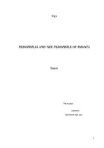 Referāts 'Pedophilia and the Pedophile of Imanta', 2.