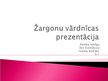 Prezentācija 'Žargonu vārdnīca', 1.