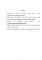 Referāts 'European Union, International Trade', 8.