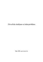 Referāts 'Filosofisks skatījums uz laika problēmu', 1.