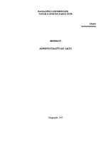 Referāts 'Administratīvais akts', 1.