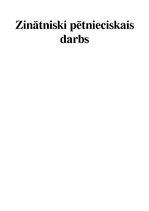 Paraugs 'Matemātiskā svārsta pētīšana', 1.