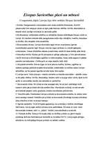 Konspekts 'Eiropas Savienības plusi un mīnusi', 1.