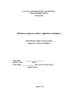 Paraugs 'Ēdināšanas uzņēmuma sanitāri – higiēniskais novērtējums', 1.