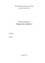 Referāts 'Kooperatīvā sabiedrība', 1.