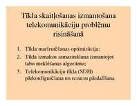 Prezentācija 'Tīkla skaitļošanas iespējas un perspektīvas telekomunikāciju jomā', 10.
