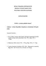Konspekts 'Latvijas Republikas okupācija un socializācija. 1940.gada jūnijs - 1941.gada jūl', 1.