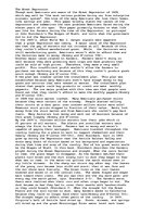 Eseja 'The Great Depression ', 1.