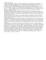 Eseja 'The Mexico Lullaby ', 1.