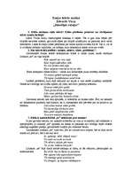 Eseja 'Dzejas teksta analīze. J.Virza "Dievišķās rotaļas"', 1.