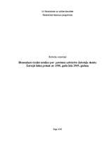 Referāts 'Dinamikas rindas analīze par pavisam uzbūvēto dzīvokļu skaitu Latvijā laika posm', 1.