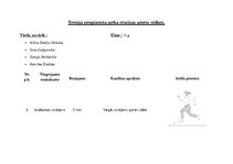 Konspekts 'Treniņa programma spēka trīscīņas sporta veidam', 1.