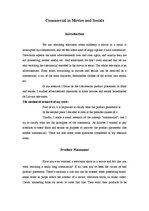 Referāts 'Commercial in Movies and Serials', 1.