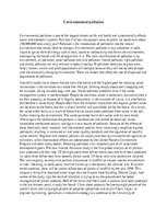 Eseja 'Environmental pollution', 1.