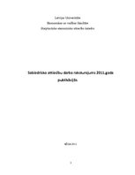 Konspekts 'Sabiedrisko attiecību darba raksturojums 2011.gada publikācijās', 1.