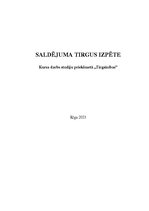 Referāts 'Saldējuma tirgus izpēte', 1.