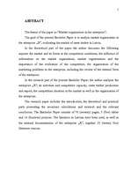 Referāts 'Tirgus organizēšana uzņēmējdarbībā', 2.