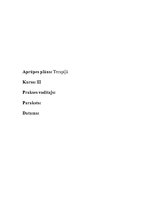 Prakses atskaite 'Aprūpes plāns terapijā', 1.