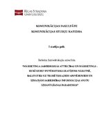 Referāts 'Mārketinga sabiedriskās attiecības un mārketings - kurš kuru? Futūrisks skatījum', 1.
