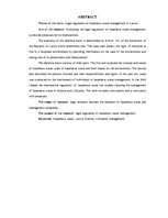 Diplomdarbs 'Bīstamo atkritumu apsaimniekošanas tiesiskais regulējums Latvijā', 6.