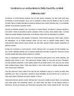 Konspekts 'Humānisms un antihumānisms Brāļu Kaudzīšu romānā "Mērnieku laiki"', 1.