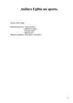 Eseja 'Anšlavs Eglītis un sports', 1.