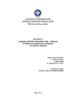 Referāts 'Labākais sabiedrības līdzdalības veids - vēlēšanas', 1.